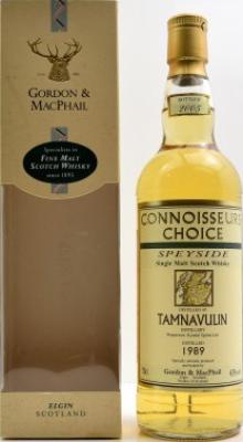 Tamnavulin 1989 GM Connoisseurs Choice Refill Sherry Hogsheads 43% 700ml