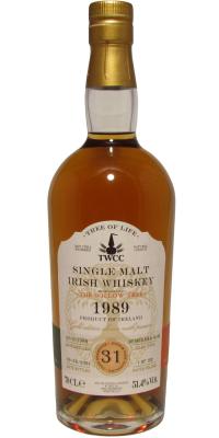 Single Malt Irish Whisky 1989 The Willow Tree TWCC Demerara Rum Barrel 51.4% 700ml