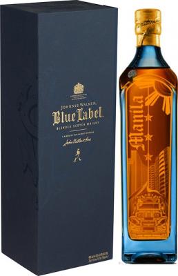 Johnnie Walker Blue Label Manila Philippine Craft: Our Cities Limited Edition 40% 700ml