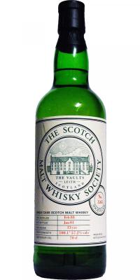 Bowmore 1988 SMWS 3.65 Swimming baths and manila envelopes Refill Hogshead 57.2% 700ml