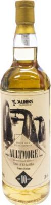 Aultmore 2010 BWM Bourbon Barrel #800771 Aleeks Alkohole 56.9% 700ml