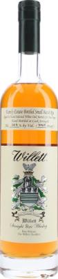 Willett 2yo Family Estate Bottled Small Batch Rye White Oak Barrels 54.9% 750ml