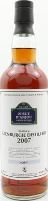 Glenburgie 2007 SV 20 Rue D'Anjou First Fill Sherry Butt #900077 LMDW 63.6% 700ml