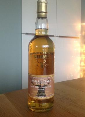 Old Pulteney 1998 GM Reserve Refill Sherry Hogshead #1074 57.9% 700ml