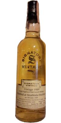 Strathisla 1989 SV Vintage Collection Bourbon Barrels 5252 + 5253 43% 700ml