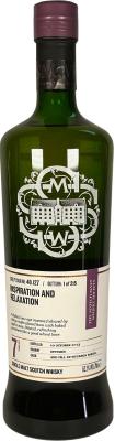 Balmenach 2013 SMWS 48.127 Inspiration and Relaxation 2nd Fill Ex-Bourbon Barrel 63.1% 700ml