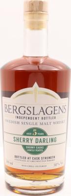 Bergslagens 5yo Ber Sherry Darling Peated 58% 500ml