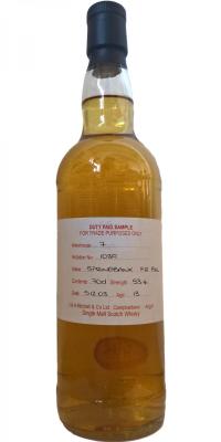 Springbank 2003 Duty Paid Sample For Trade Purposes Only Fresh Rum Barrel Rotation 1039 53.4% 700ml
