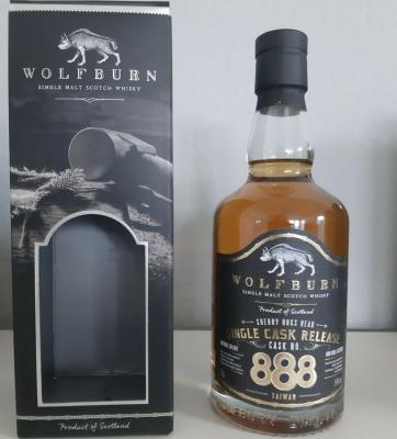 Wolfburn 888 Single Cask Release 6yo Sherry Hogshead Shin Group 54% 700ml