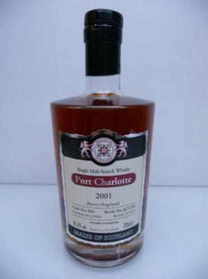 Port Charlotte 2001 MoS Sherry Hogshead #833 61.6% 700ml