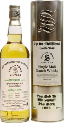 Miltonduff 1995 SV The Un-Chillfiltered Collection Bourbon Barrels 46% 700ml