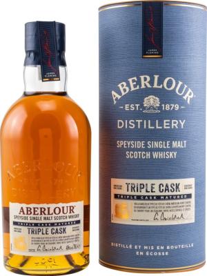 Aberlour Triple Cask American Oak 2 types & European Oak Sherry 40% 700ml