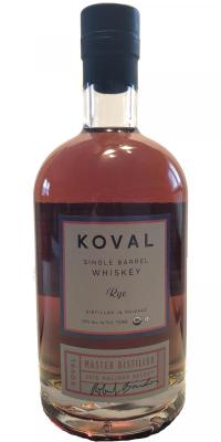 Koval Single Barrel Rye 55% 750ml