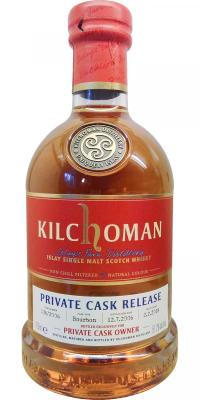 Kilchoman 2006 Private Cask Release 1st Fill Bourbon Barrel 136/2006 51.2% 700ml