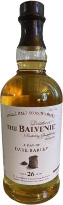 Balvenie 26yo a Day of Dark Barley 1st Fill Bourbon #6855 47.8% 700ml