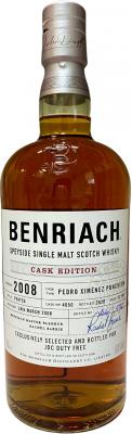 BenRiach 2008 Pedro Ximenez Puncheon #4050 JDC Duty Free 60.4% 700ml