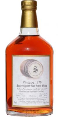 Macduff 1978 SV Vintage Collection Dumpy Sherry Cask #4159 58.8% 700ml