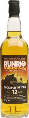 Aberlour 12yo DT Runrig Edinburgh Concert 26.07.2008 Sherry 46% 700ml