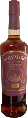 Bowmore 23yo Frank Quitely Lovers Transformed Refill PX + Oloroso-seasoned European Oak Travel retail exclusive 50.9% 700ml