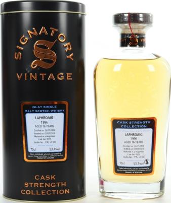 Laphroaig 1996 SV Cask Strength Collection #8515 53.7% 700ml