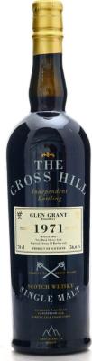 Glen Grant 1971 JW The Cross Hill 34yo Very Dark Sherry Cask 56.6% 700ml