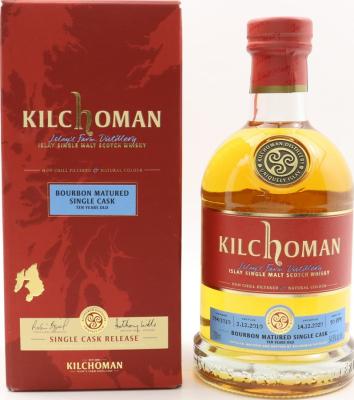 Kilchoman 2010 Bourbon Matured Single Cask 784/2010 54.9% 700ml