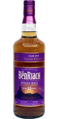 BenRiach 15yo Dark Rum Wood Finish Series 46% 700ml