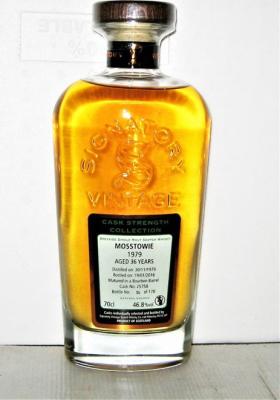 Mosstowie 1979 SV Cask Strength Collection Bourbon Barrel #25758 46.8% 700ml