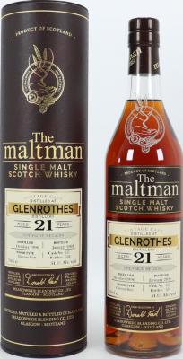 Glenrothes 1996 MBl The Maltman Oloroso Butt #155 51.1% 700ml