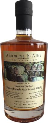 Strathearn 2014 ANHA Anam na h-Alba and Friends French Oak Peated #58 55.9% 700ml