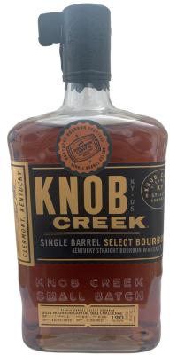 Knob Creek 2012 Single Barrel Select Bourbon New Charred American Oak Barrels Kentucky Bourbon Festival 2022 Bourbon Capital BBQ Challenge 60% 750ml