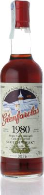 Glenfarclas 1980 Christmas Single Highland Malt 21yo #11048 54.7% 700ml