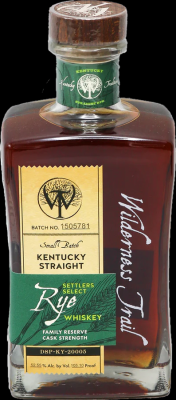 Wilderness Trail Single Barrel Settlers Select Rye 52.55% 750ml