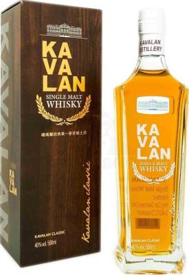 Kavalan Classic 40% 500ml