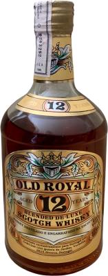 Old Royal 12yo BMcK Blended De-luxe Scotch Whisky Garcias LDA 2615 Alverca Portugal 40% 700ml