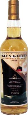 Glen Keith 1991 JW Ocean Liner 21yo Whiskyschiff Zurich 2012 49.6% 700ml