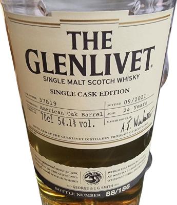 Glenlivet 24yo Single cask edition 54.1% 700ml