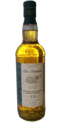 Allt-A-Bhainne 1995 WM&C Shieldaig Collection #39716 55% 700ml
