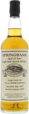 Springbank 1997 Private Bottling Refill Sherry Hogshead #582 HMMJ 55.4% 700ml
