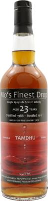 Tamdhu 1988 MoWC Mo's Finest Drop Ex-Sherry Cask 50.2% 700ml