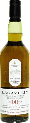 Lagavulin 10yo Islay Single Malt Scotch Whisky Rejuvenated & Ex-Bourbon Casks Travel Retail Exclusive 43% 700ml