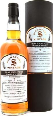 Bunnahabhain 2014 SV Staoisha Natural Colour Cask Strength Dechar Rechar Hogshead Udvalgt til danske vinhandlere 59.3% 700ml