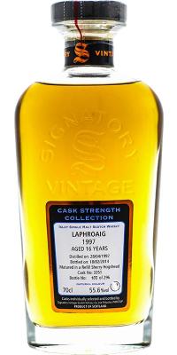 Laphroaig 1997 SV Cask Strength Collection Refill Sherry Hogshead #3351 55.6% 700ml