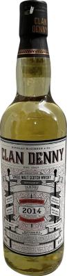 Tamdhu 2014 McG Clan Denny Refill Hogshead 48% 700ml