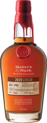 Maker's Mark SE4x PR5 2020 Limited Release Wood Finishing Series 55.4% 750ml