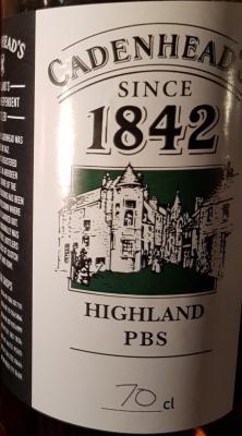 Highland PBS Cadenhead's 1842 CA 56.5% 700ml
