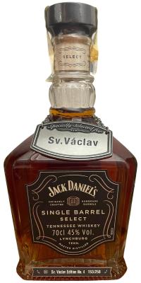 Jack Daniel's Single Barrel Select SV. Vaclav Edition No. 4 45% 700ml
