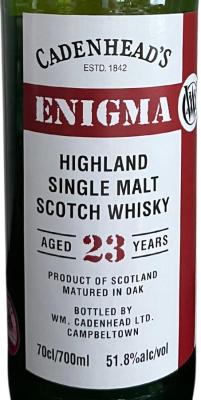 Highland 2000 CA Enigma 51.8% 700ml
