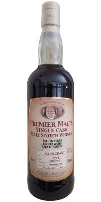 Glen Grant 1965 MP Premier Malts Sherry Wood 5859 56.6% 700ml