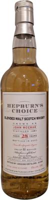 John McCrae 1991 LsD Hepburn's Choice Refill Hogshead K&L Wine Merchants Exclusive 43% 750ml